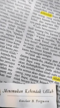 Menemukan Kehendak Allah